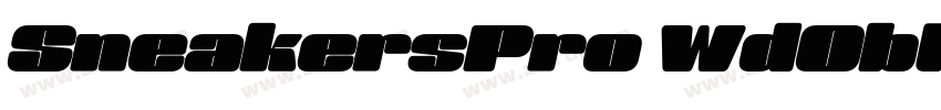 SneakersPro WdObl字体转换 SneakersPro WdObl字体转换